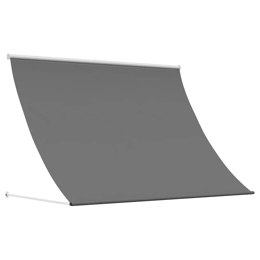 Auvent Gris clair 400 x 150 cm - 2