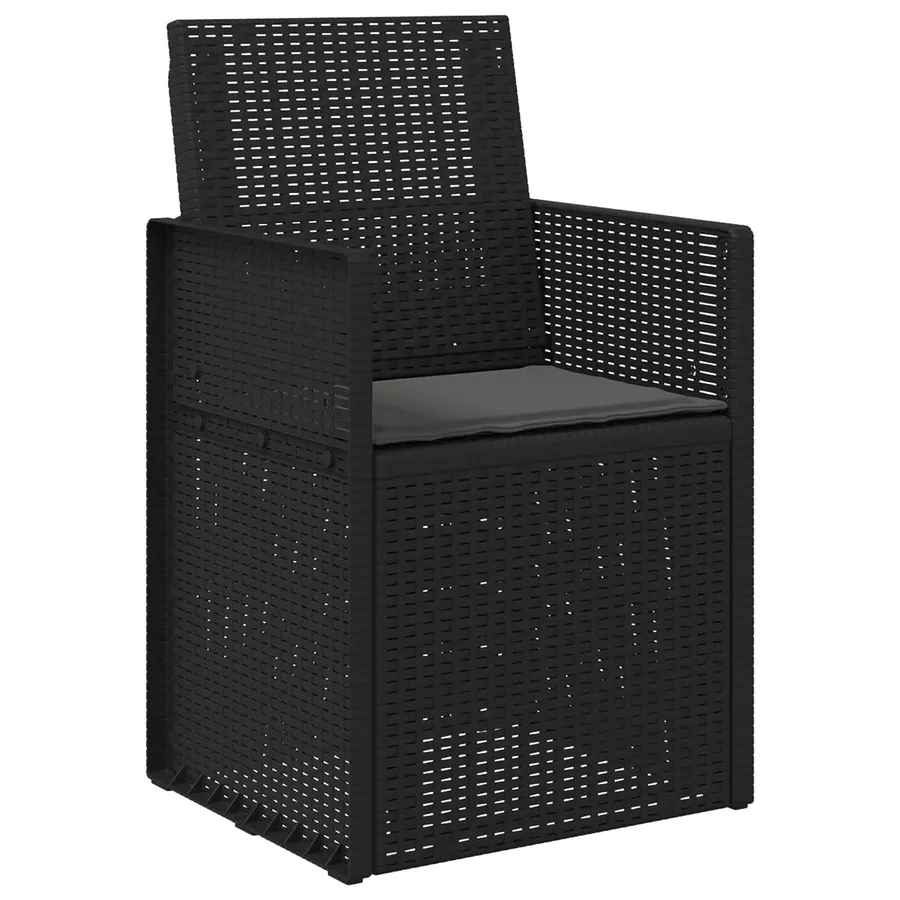 Chaises de jardin salle à manger 2 pcs Anthracite PP - 4