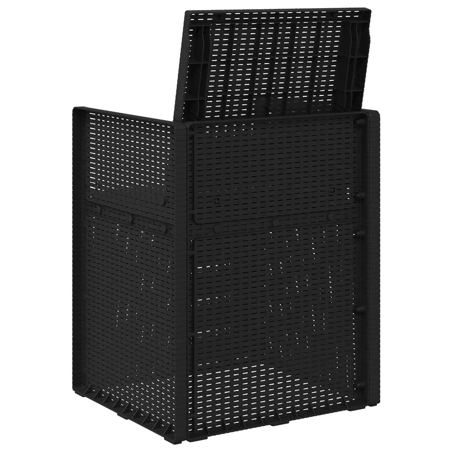 Chaises de jardin salle à manger 2 pcs Anthracite PP - 7