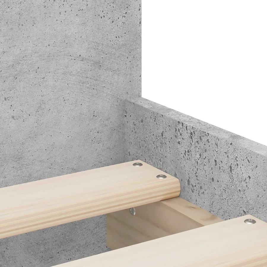 Cadre de lit avec rangement Sonoma gris 80 x 200 cm - 8