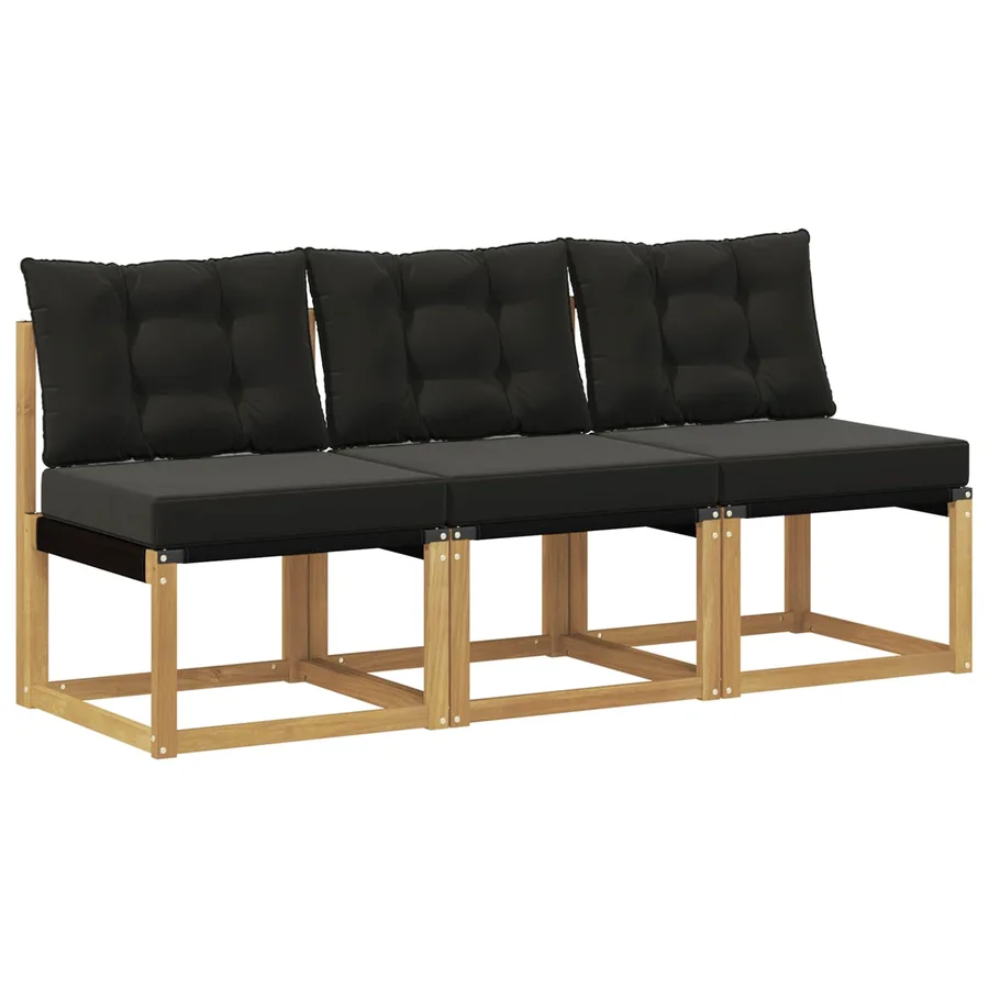 3 Pièce Sofa de milieu extérieur - 2