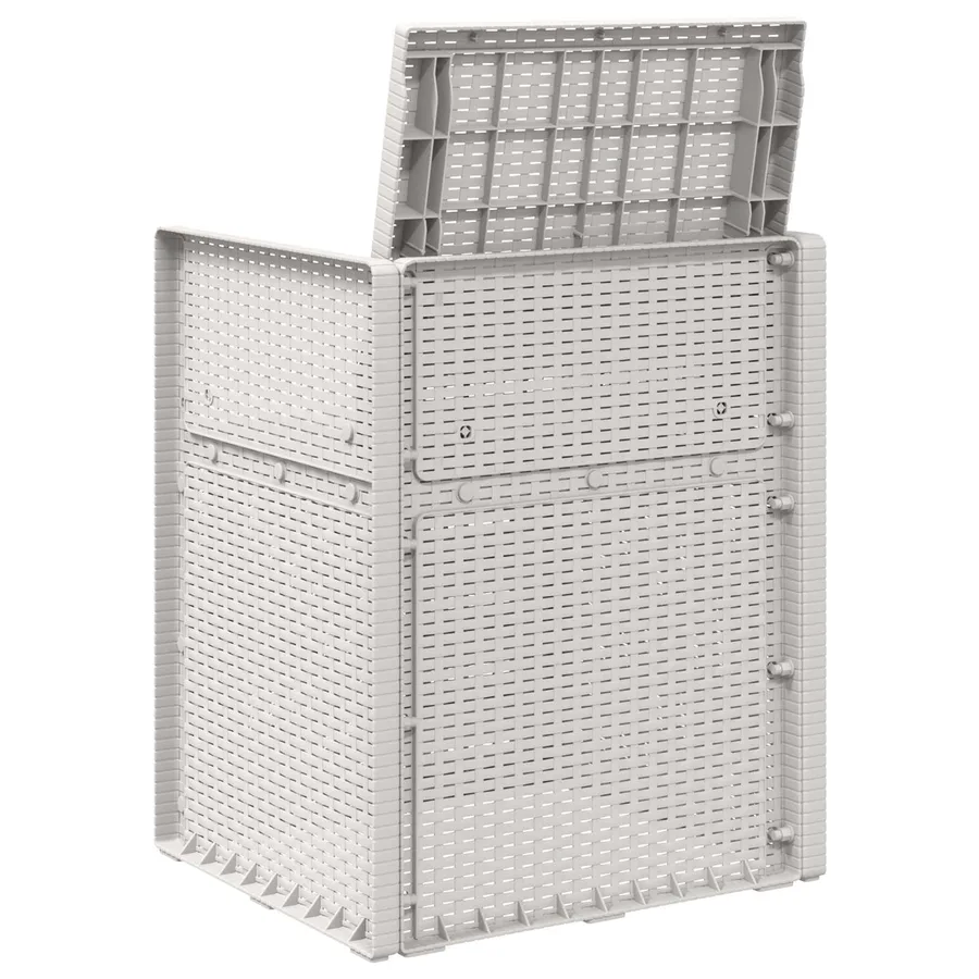 Chaises de jardin salle à manger 2 pcs Blanc PP - 7