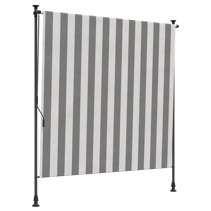 Store Roulant Extérieur Anthracite et blanc 120 x 270 cm - 2