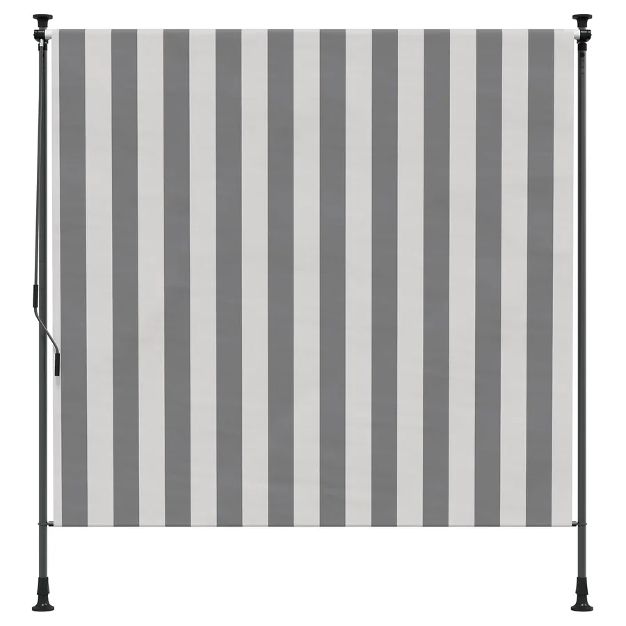 Store Roulant Extérieur Anthracite et blanc 120 x 270 cm - 3