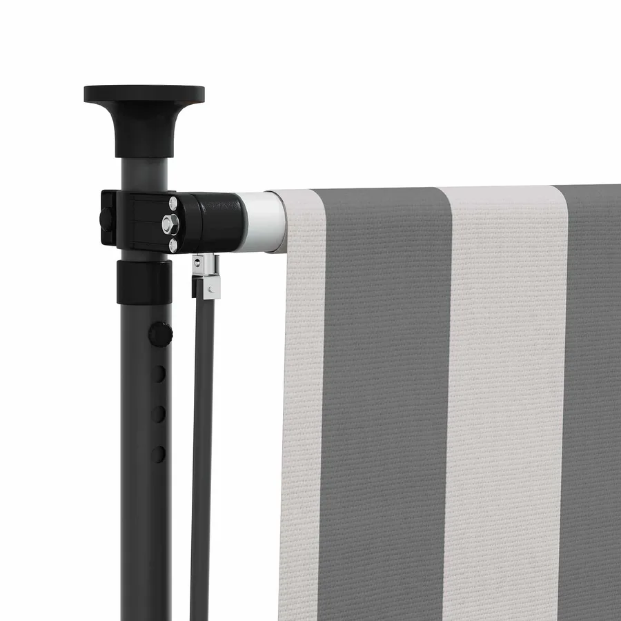 Store Roulant Extérieur Anthracite et blanc 120 x 270 cm - 4