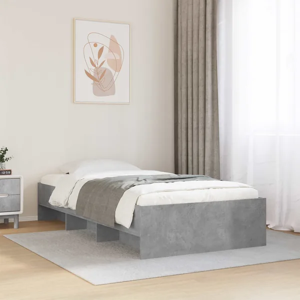 Cadre de lit Sonoma gris 80 x 200 cm Bois d'ingénierie
