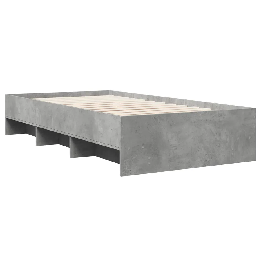 Cadre de lit Sonoma gris 80 x 200 cm Bois d'ingénierie - 3