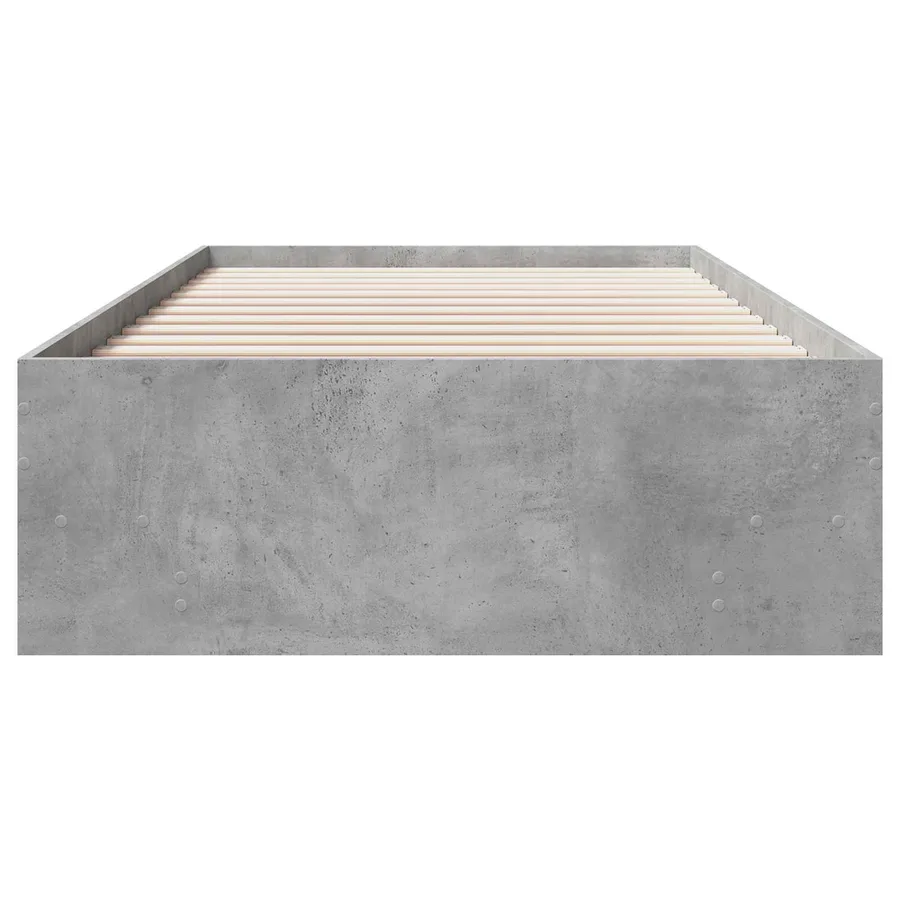 Cadre de lit Sonoma gris 80 x 200 cm Bois d'ingénierie - 4