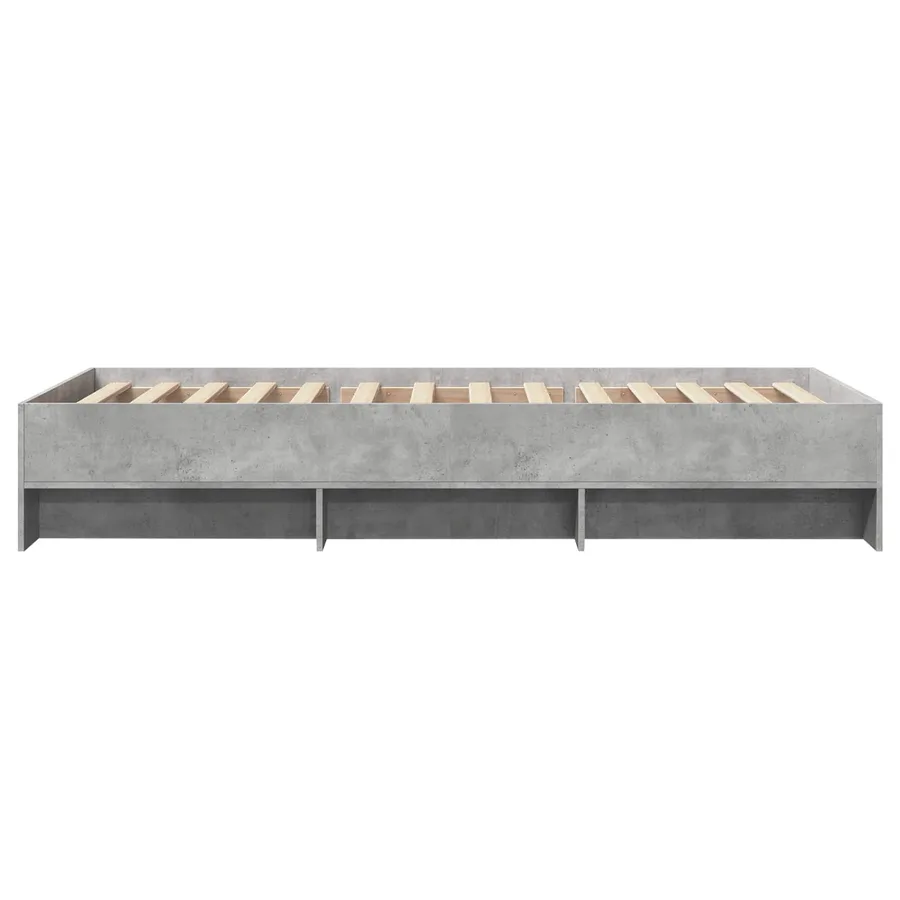 Cadre de lit Sonoma gris 80 x 200 cm Bois d'ingénierie - 5