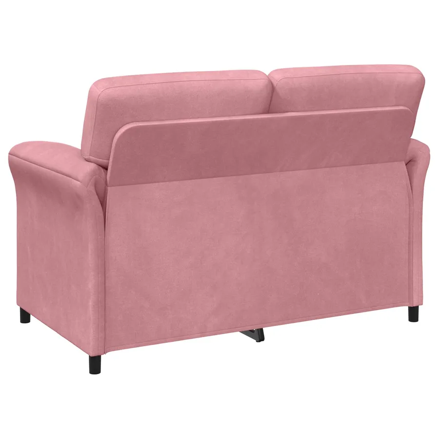 Sofa 2 places Rose 158 x 83 x 95 cm Velours - 5