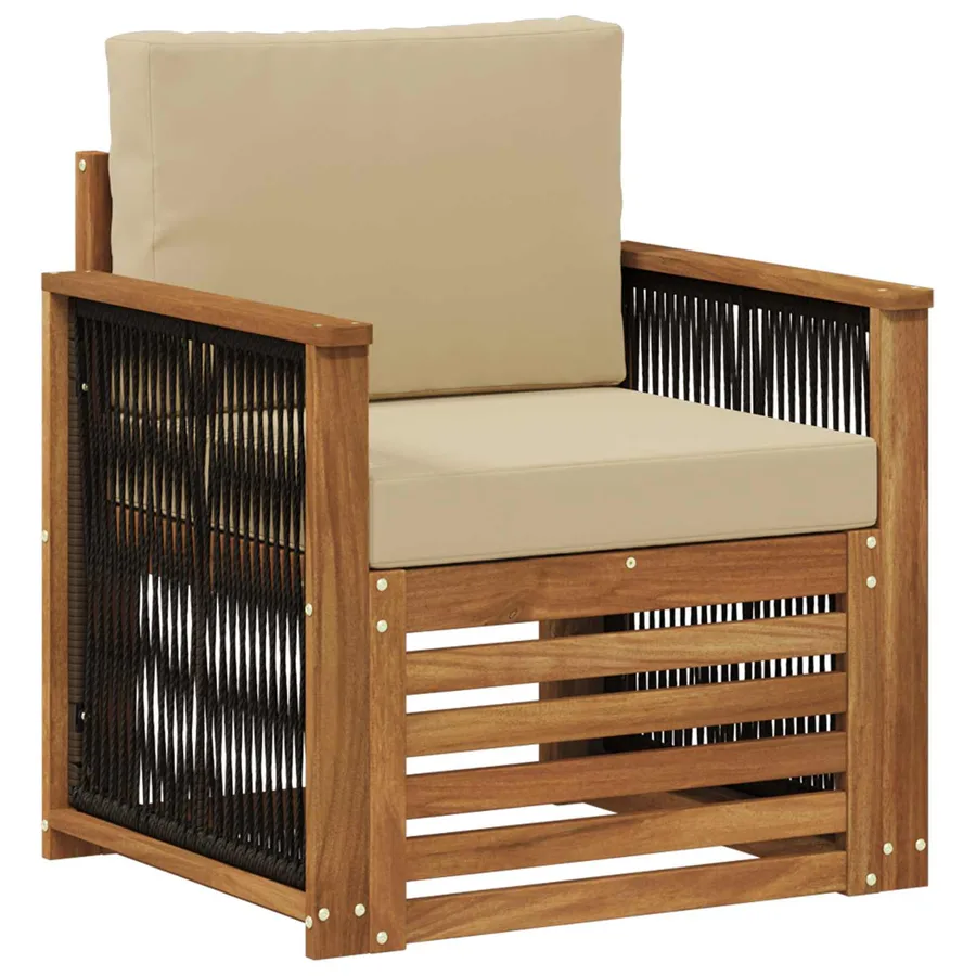 Sofa de milieu extérieur Naturel - 2