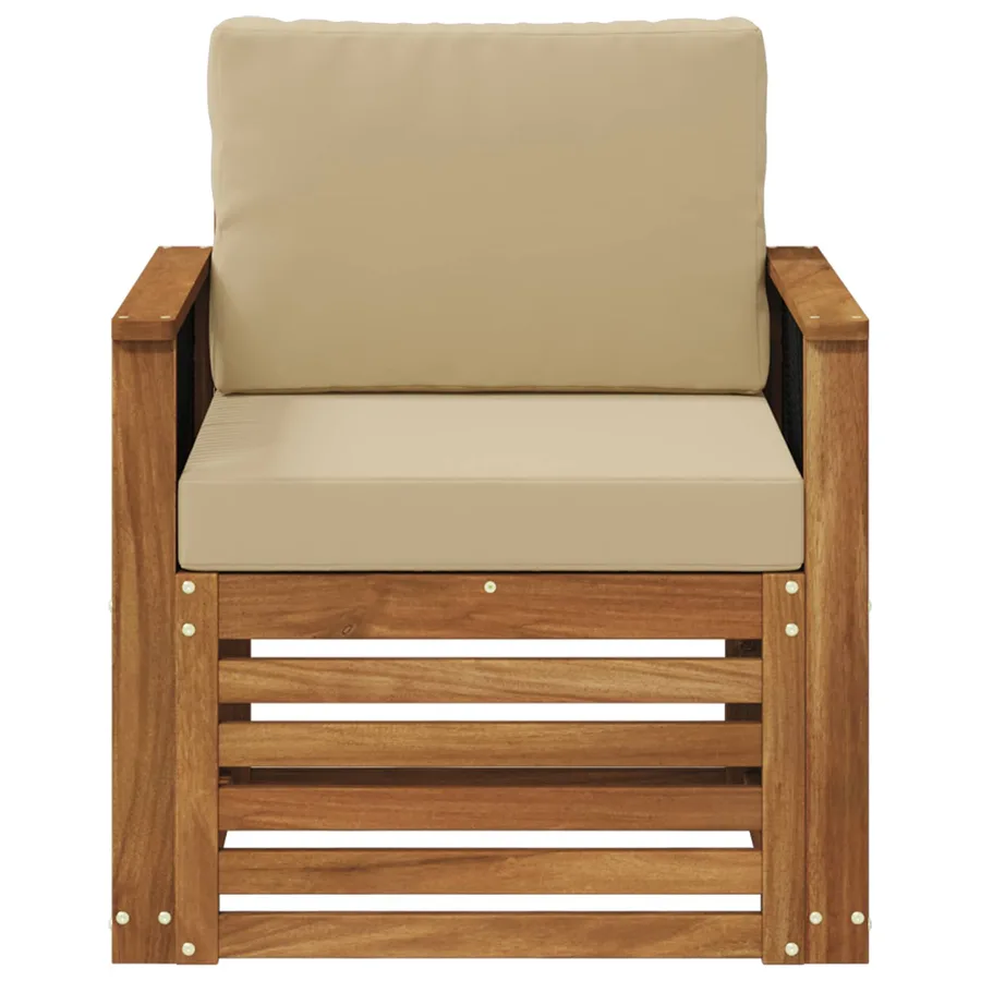 Sofa de milieu extérieur Naturel - 3