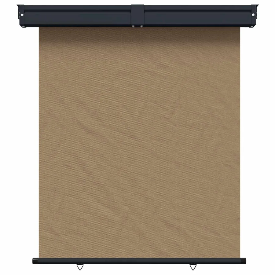 Store latéral de balcon 140 x 250 cm 100% polyester fer acier - 2