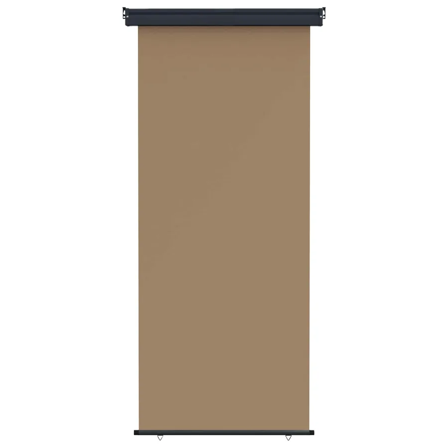 Store latéral de balcon 100 x 250 cm 100% polyester fer acier