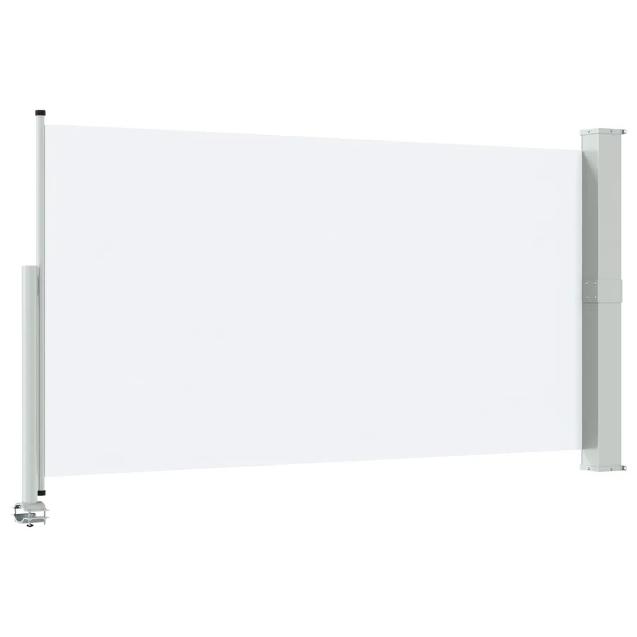Auvent latéral 140 x 300 cm 100% polyester fer acier - 5