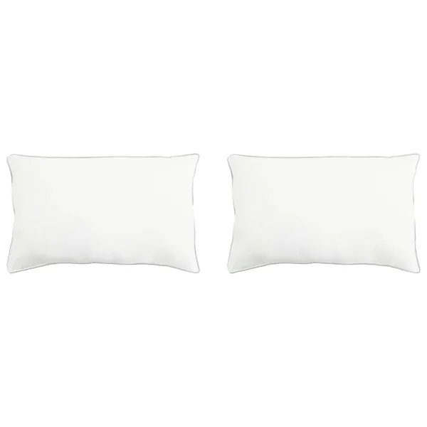 Oreiller 2 pcs Blanc 60 x 80 cm Fibre de bambou