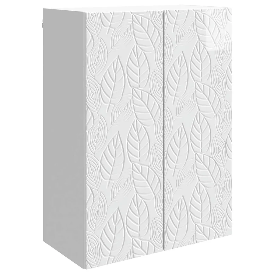 Armoire Murale Blanc brillant 66 x 34,5 x 90 cm - 2