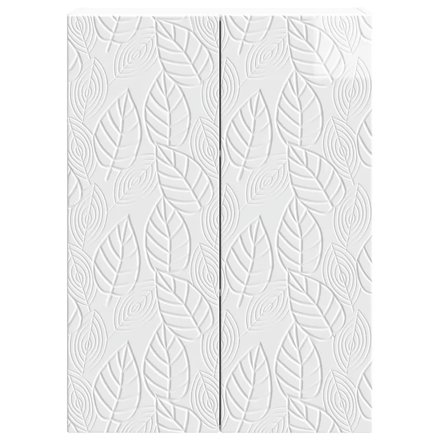Armoire Murale Blanc brillant 66 x 34,5 x 90 cm - 4