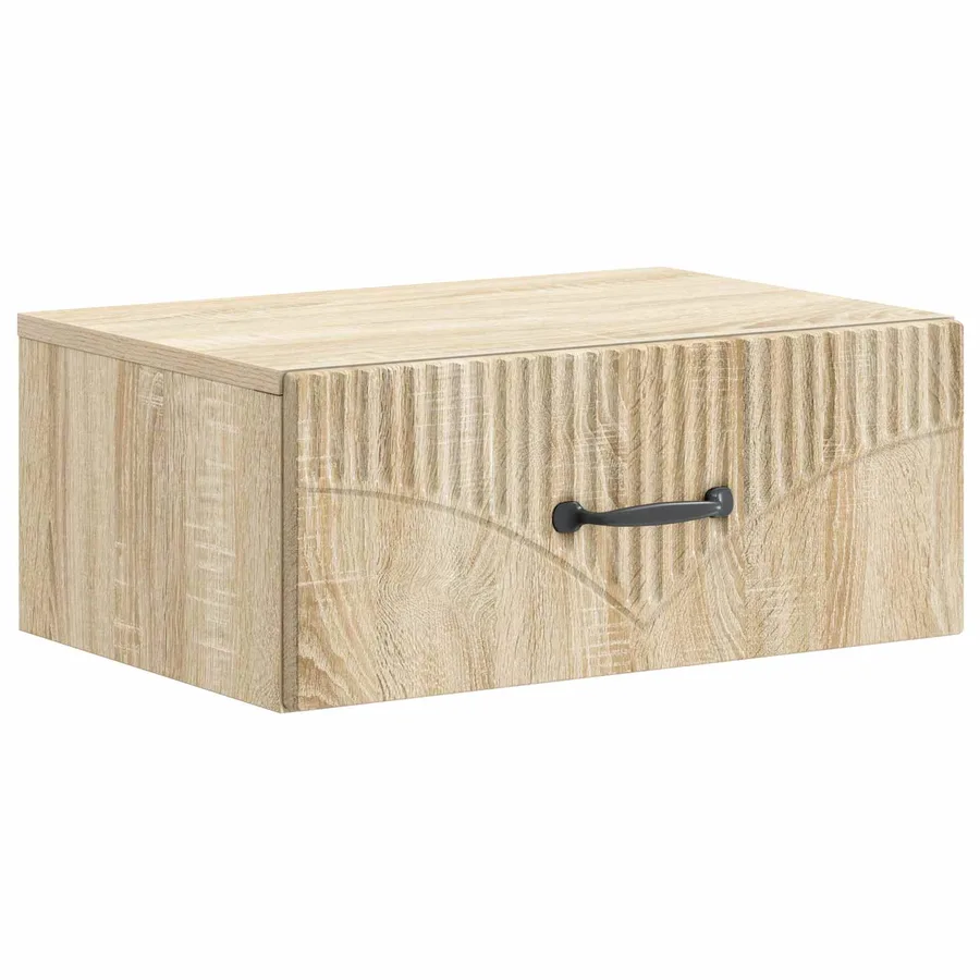 Cabinet de chevet mural Chêne Sonoma 49 x 34,5 x 20 cm - 2