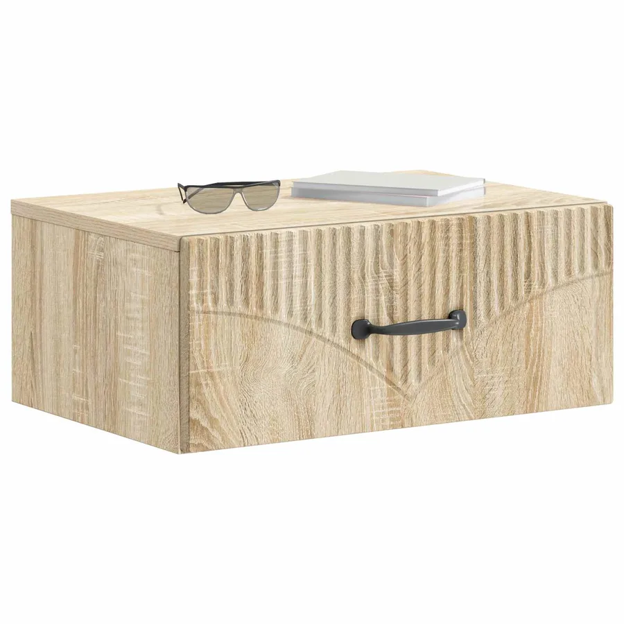 Cabinet de chevet mural Chêne Sonoma 49 x 34,5 x 20 cm - 3