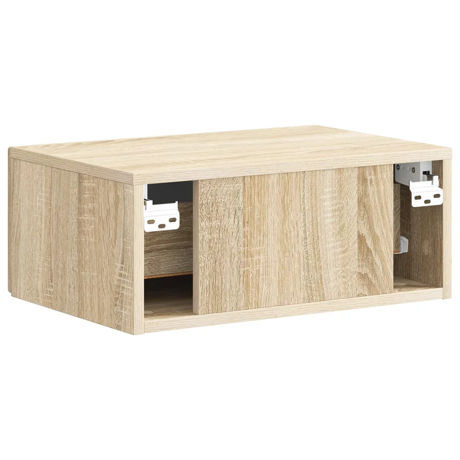 Cabinet de chevet mural Chêne Sonoma 49 x 34,5 x 20 cm - 7