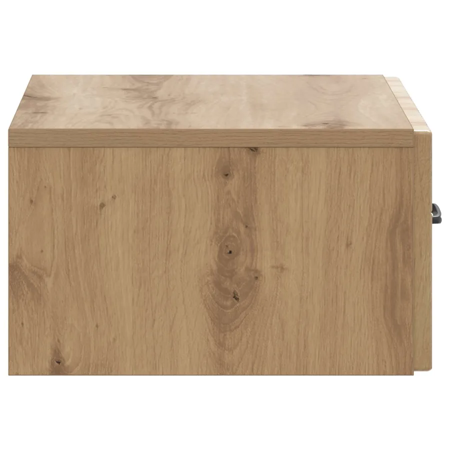 Cabinet de chevet mural Chêne artisanal 49 x 34,5 x 20 cm - 6