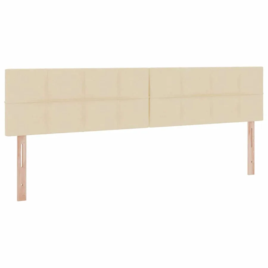 Lit avec rangement et matelas Crème 200 x 200 cm - 9