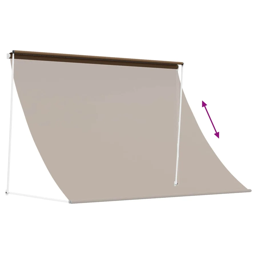 Auvent Taupe 350 x 150 cm - 6