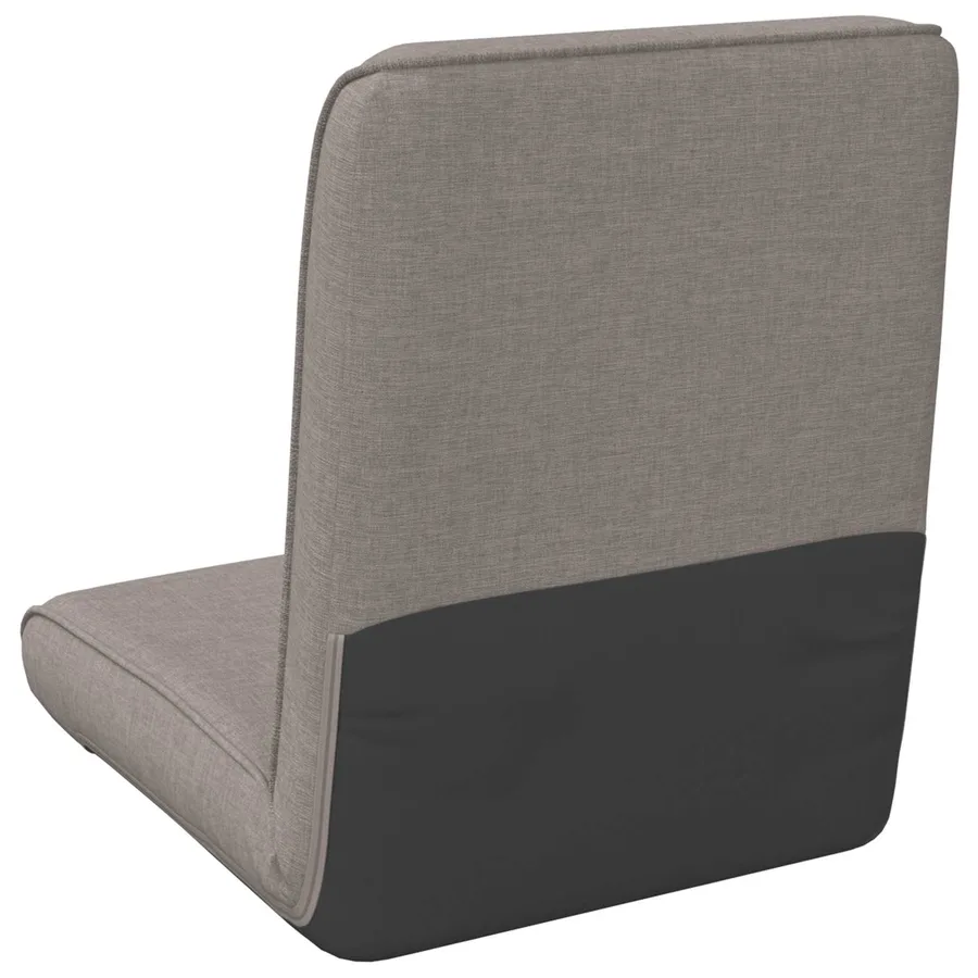 Fauteuil de sol ajustable Taupe Tissu - 6