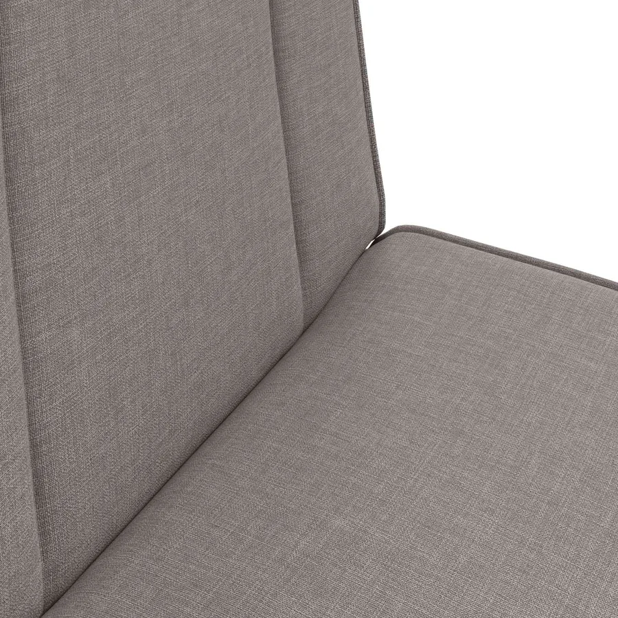 Fauteuil de sol ajustable Taupe Tissu - 7