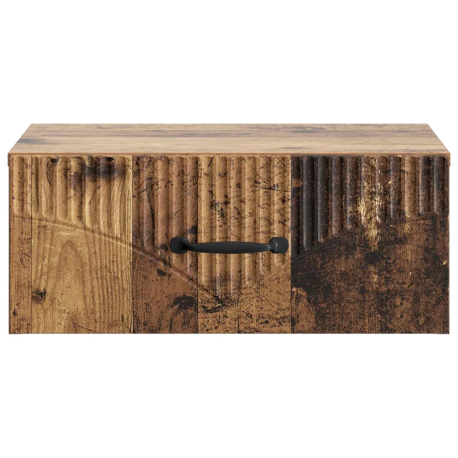 Cabinet de chevet mural Bois ancien 49 x 34,5 x 20 cm - 5