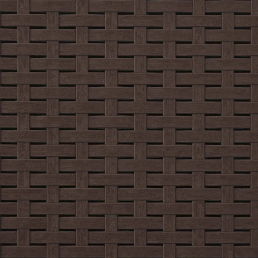 Chaises de jardin salle à manger 2 pcs Marron et anthracite PP - 10