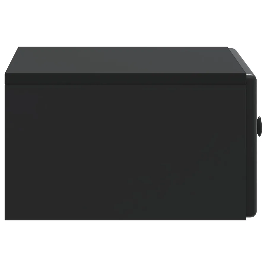 Cabinet de chevet mural 2 pcs Noir 49 x 34,5 x 20 cm - 9