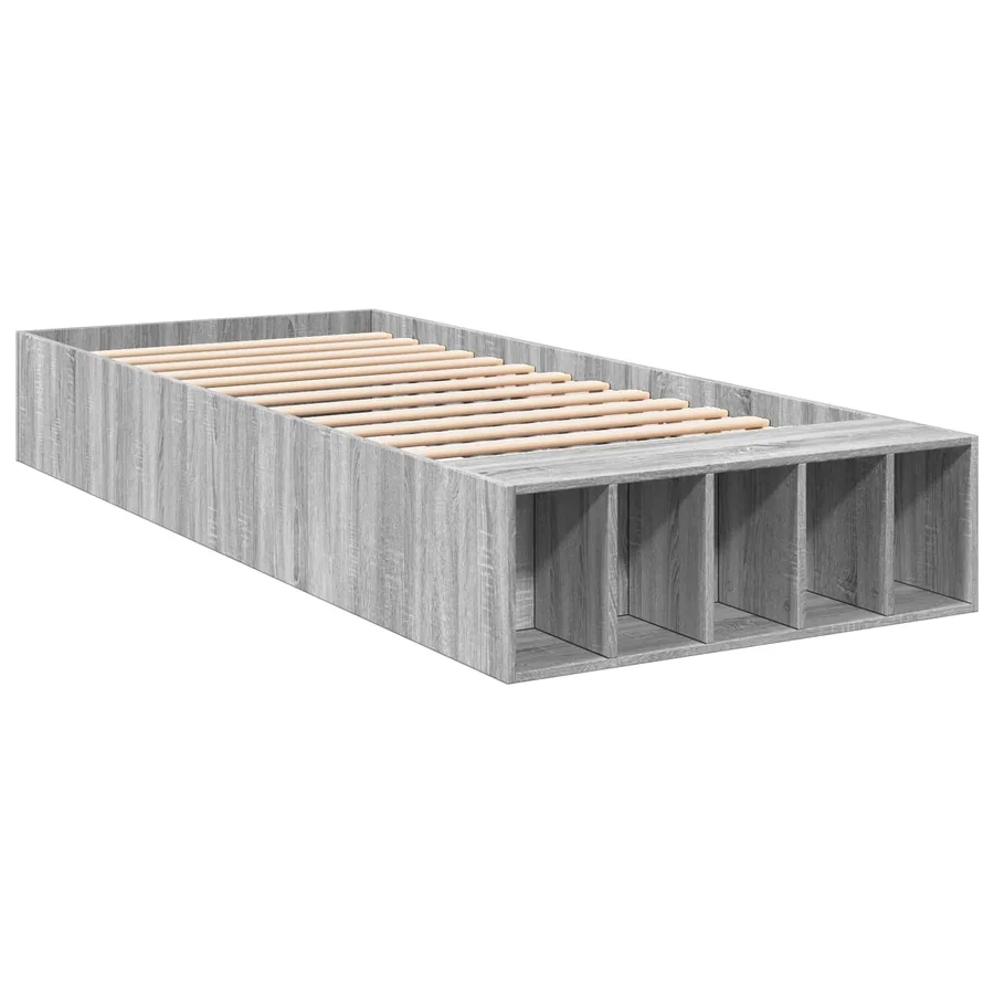 Cadre de lit avec rangement Sonoma gris 80 x 200 cm - 3