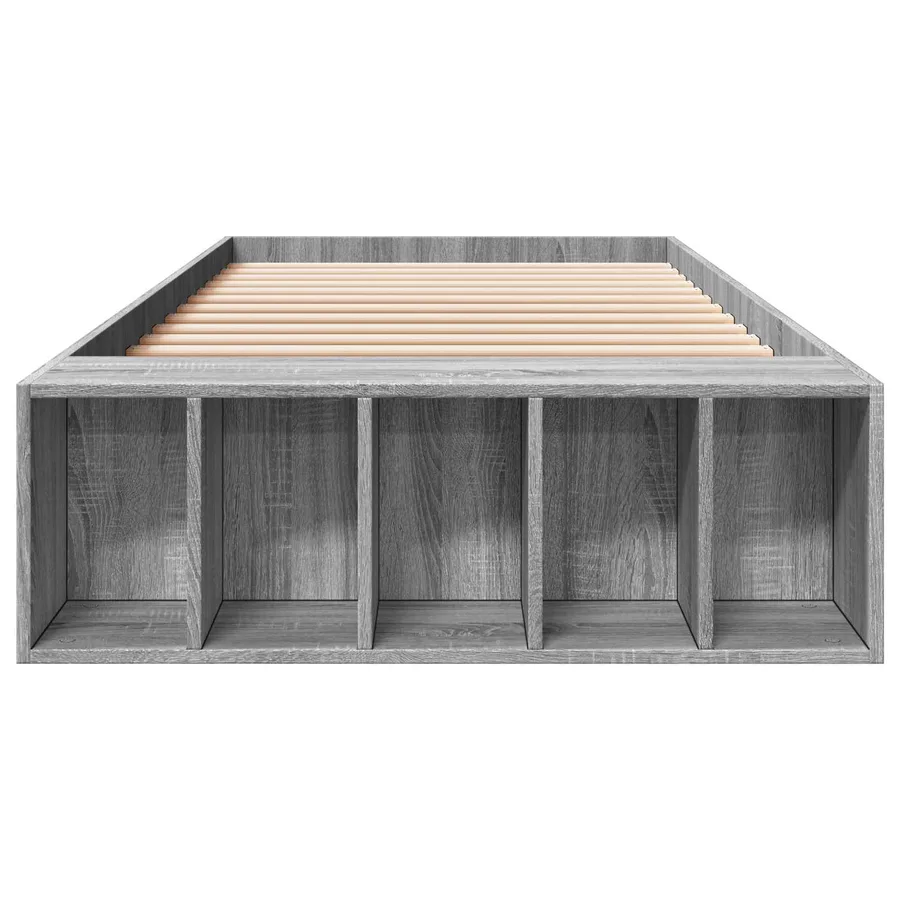 Cadre de lit avec rangement Sonoma gris 80 x 200 cm - 4