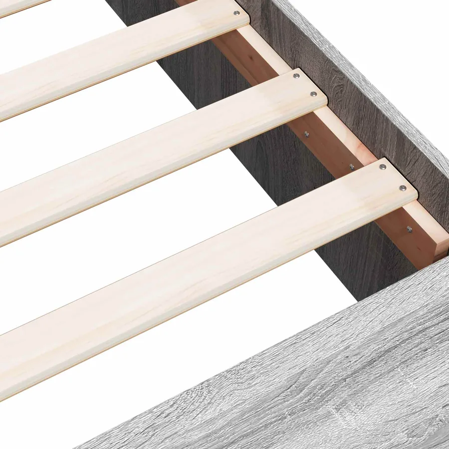 Cadre de lit avec rangement Sonoma gris 80 x 200 cm - 7