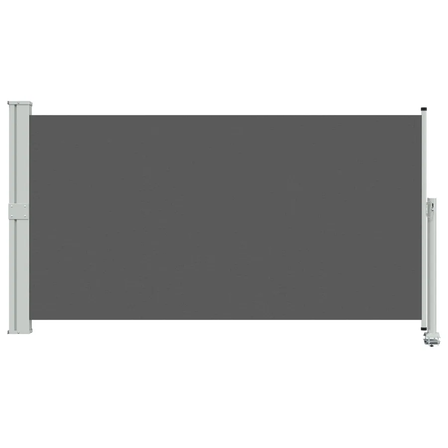 Auvent latéral 140 x 300 cm 100% polyester fer acier - 2