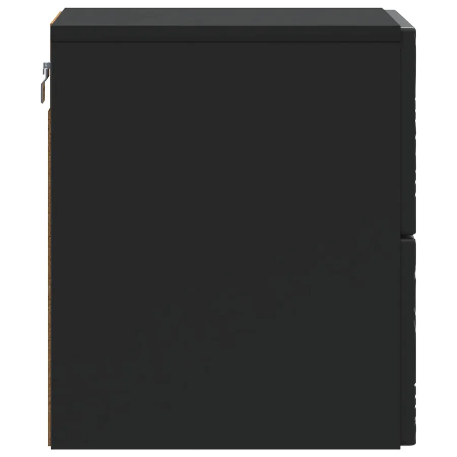 Cabinet de chevet mural 2 pcs Noir 34,5 x 33 x 40 cm - 7