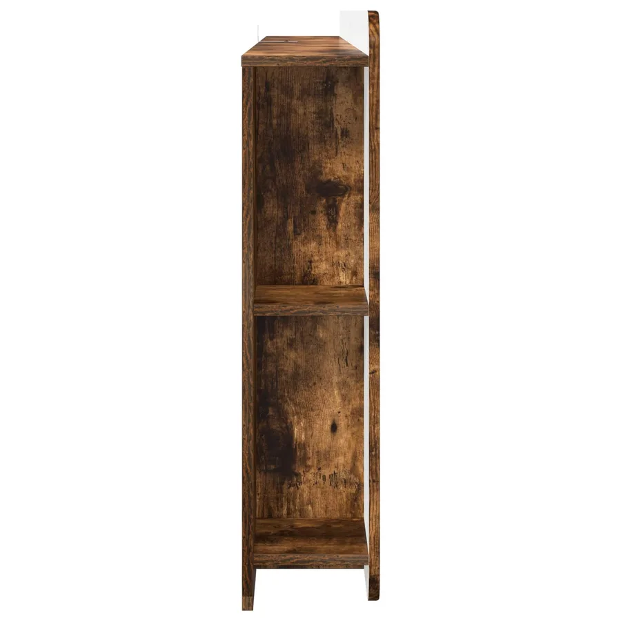 Cabinet de Tête de Lit Chêne fumé Bois d’ingénierie - 6