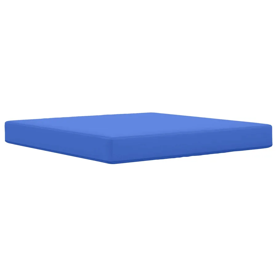 Coussin de canapé d'extérieur 3 pcs Bleu royal Polyester - 4