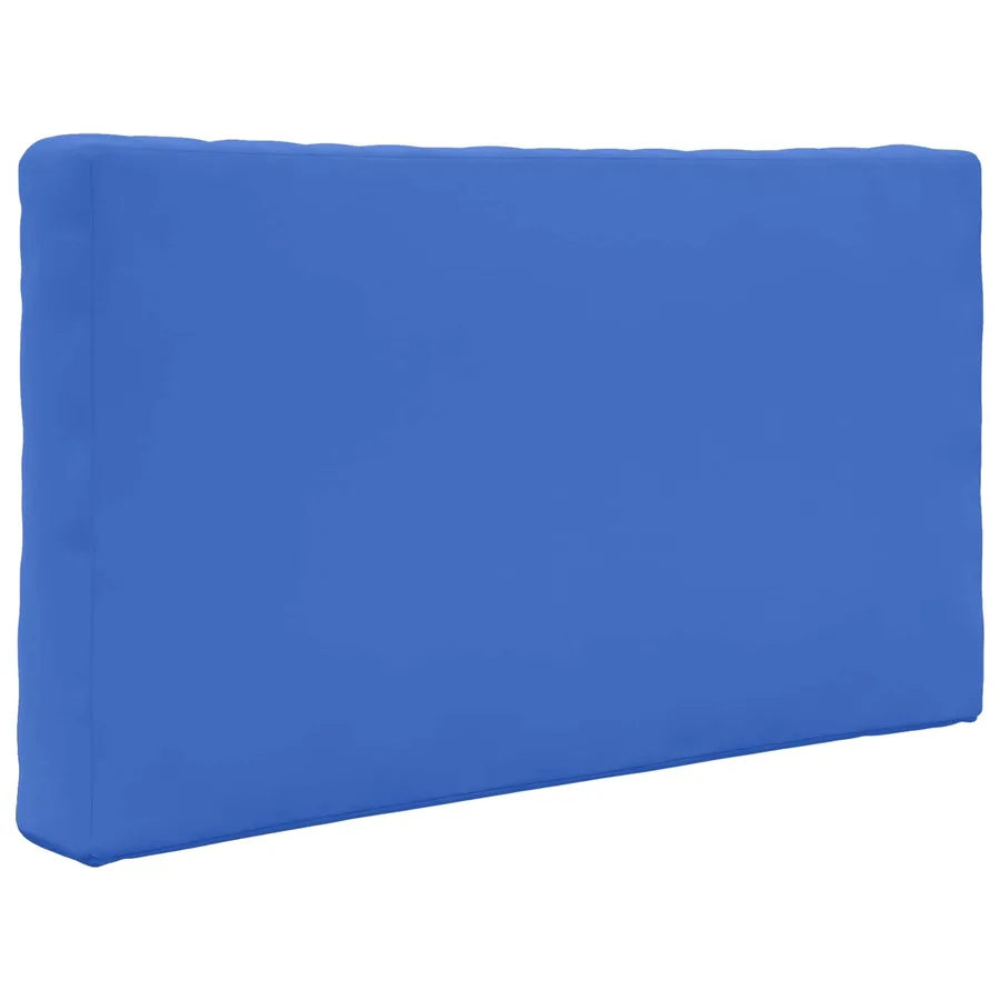 Coussin de canapé d'extérieur 3 pcs Bleu royal Polyester - 5