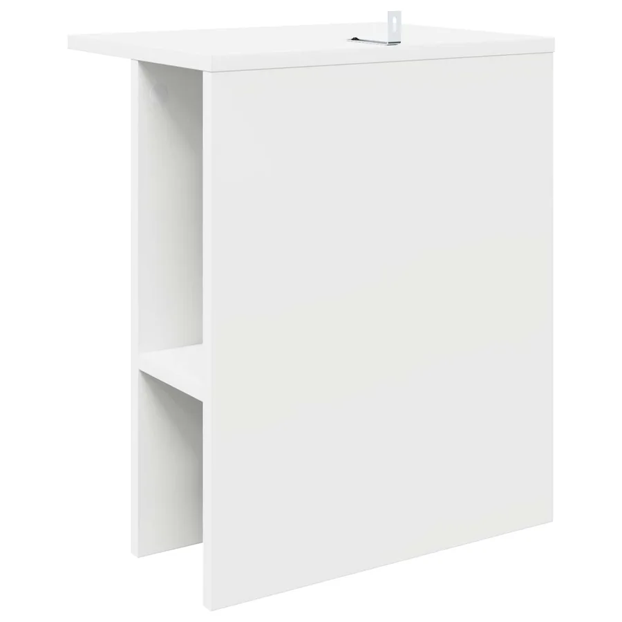 Table basse Blanc 40 x 30 x 49 cm Bois d'ingénierie - 6