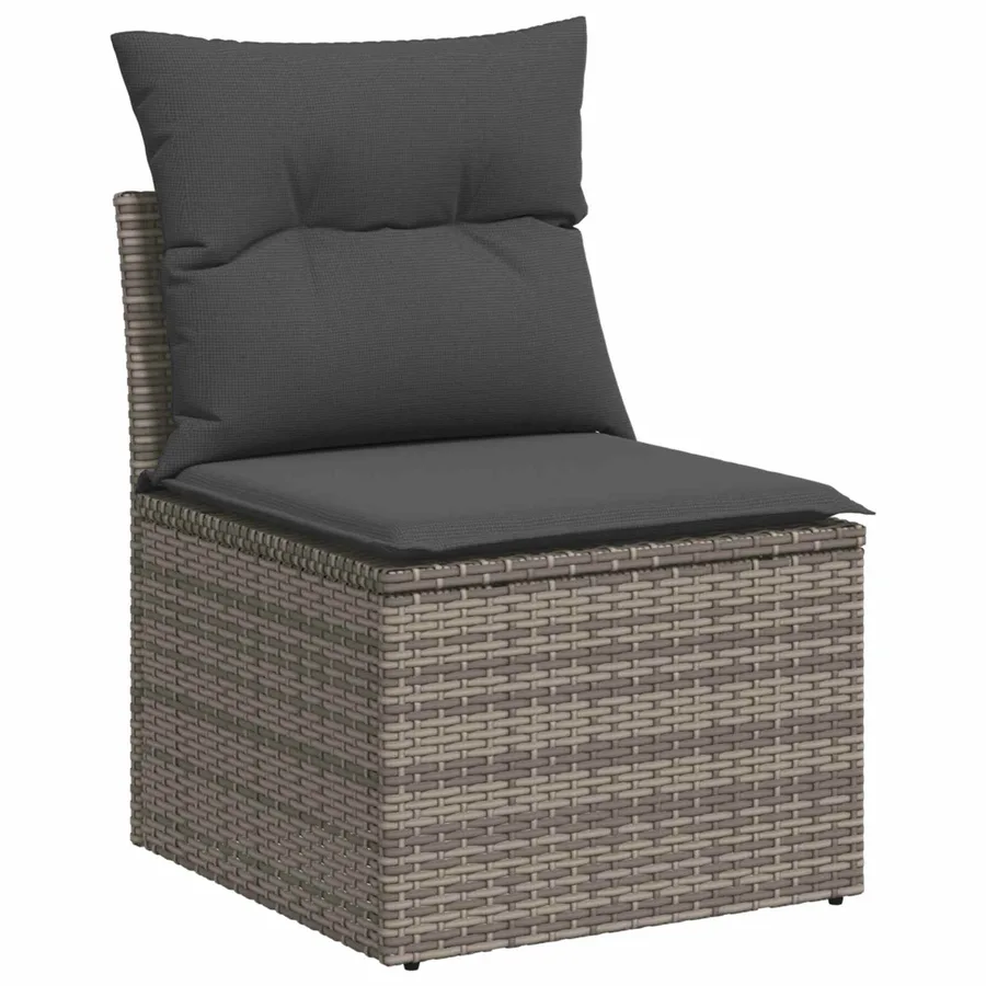 Ensemble de Canapés 6 pcs 4-Nombre de places Gris et Gris foncé - 4