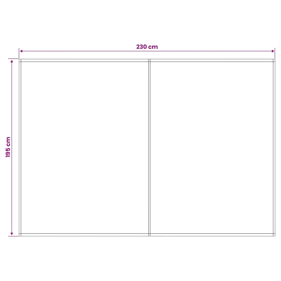 Toile de rechange pour auvent Marron 250 x 200 cm Polyester - 5