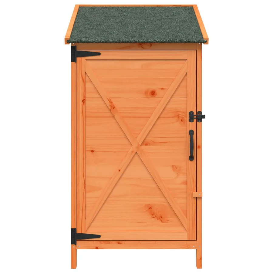 Abri de jardin Marron 59,5 x 56 x 113,5 cm Bois de Sapin Massif - 5