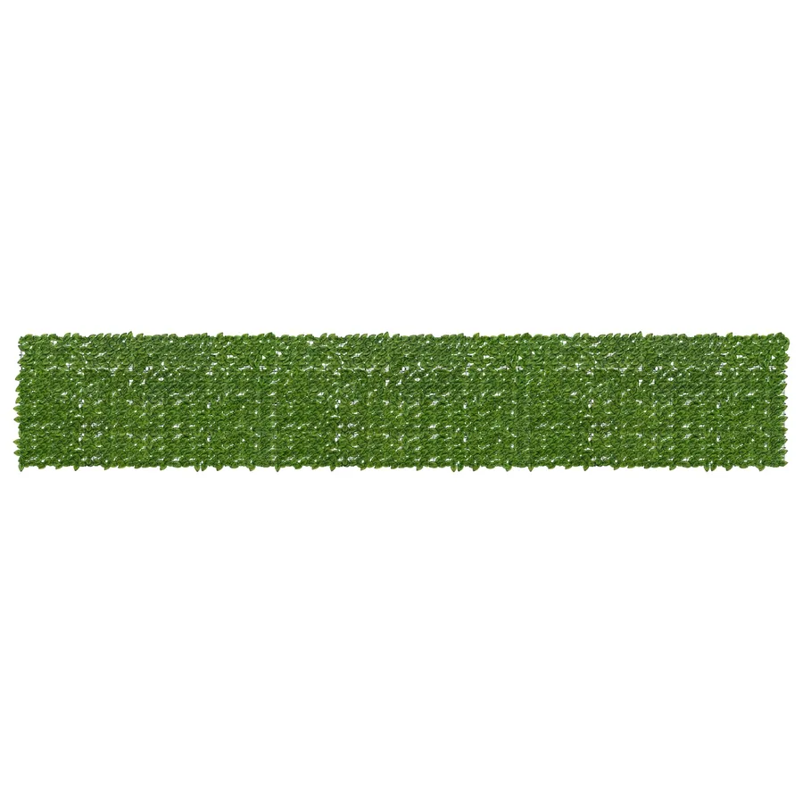 Écran de balcon avec feuilles Vert et jaune 600 x 100 cm