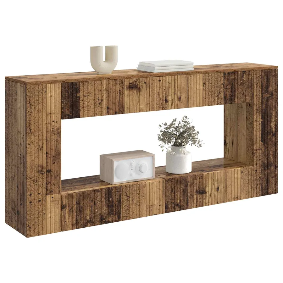 Table console Bois ancien 155 x 29 x 74 cm Bois d’ingénierie - 3