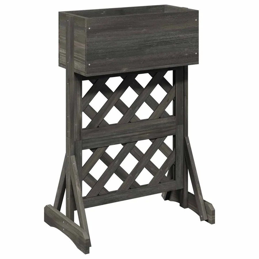 Trellis de jardin vertical Gris 48 x 30 x 70,5 cm - 2