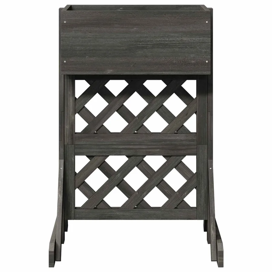 Trellis de jardin vertical Gris 48 x 30 x 70,5 cm - 5