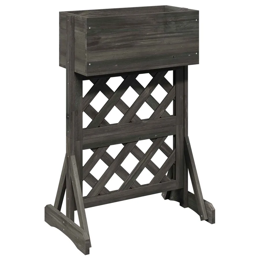 Trellis de jardin vertical Gris 48 x 30 x 70,5 cm - 7